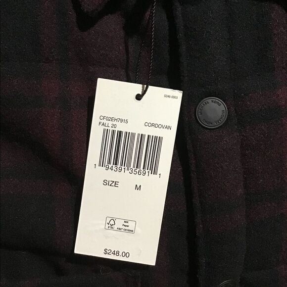 MICHAEL KORS Men’s WOOL Buffalo Plaid woven Shirt Jacket M - Picture 5 of 14